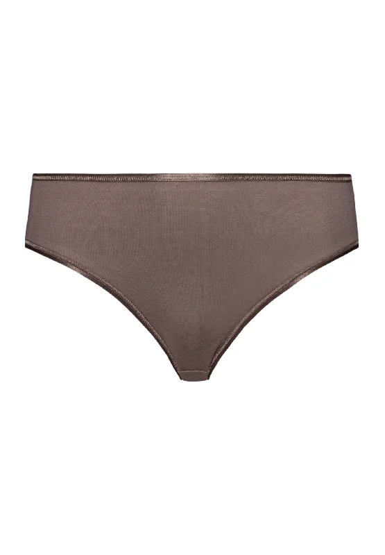 Cotton Seamless Cotton Hi-Cut Full Brief | Stonewash 71626-2756