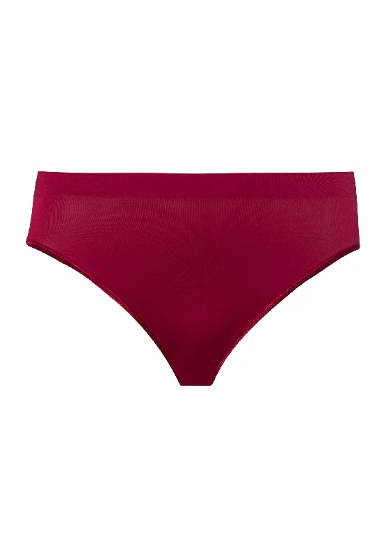 Touch Feeling Hi Cut Brief | Intense Garnet 71812-2406