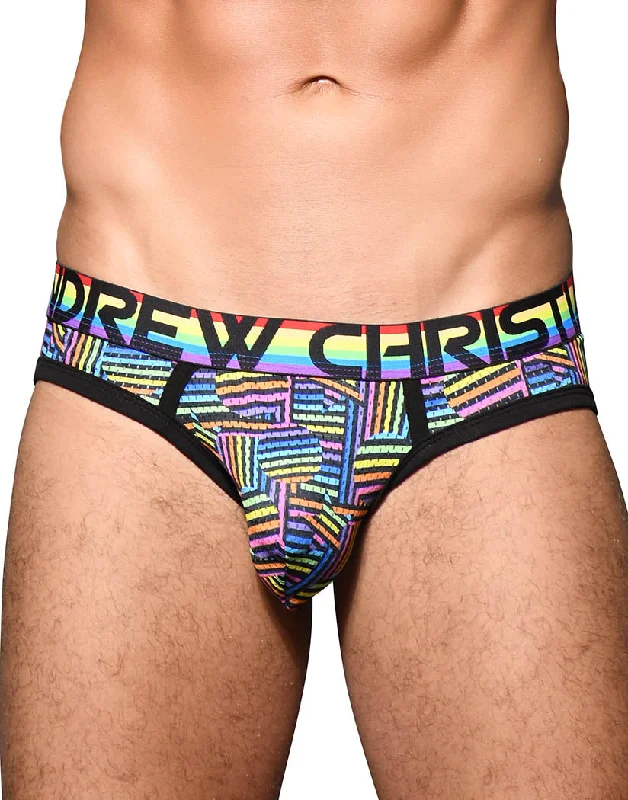 Andrew Christian Retro Pride Mesh Brief W/ Almost Naked 92144