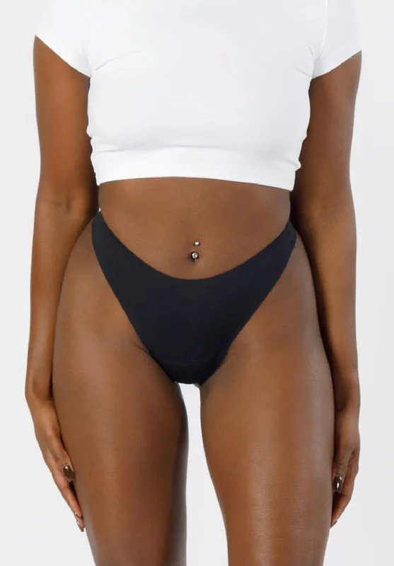 Cameltoe Coverage Thong Black 1-Pack