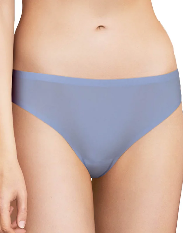 Chantelle Soft Stretch One Size Seamless Thong Periwinkle/ Grey Sky 2649