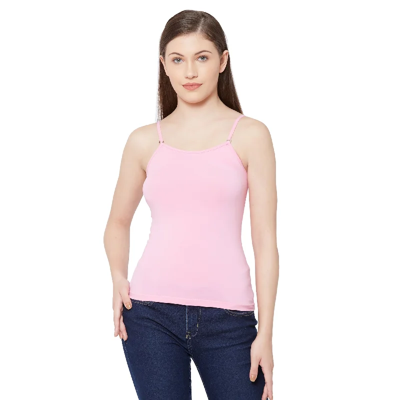 JSC-818 Spaghetti Camisole-Pink