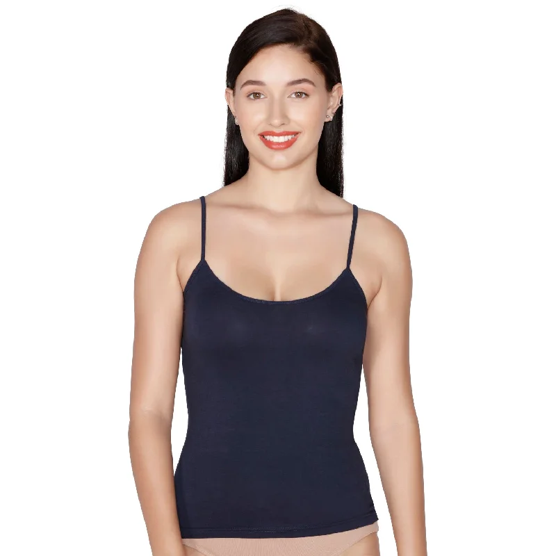 JSC-831 Spaghetti Camisole-Navy Blue