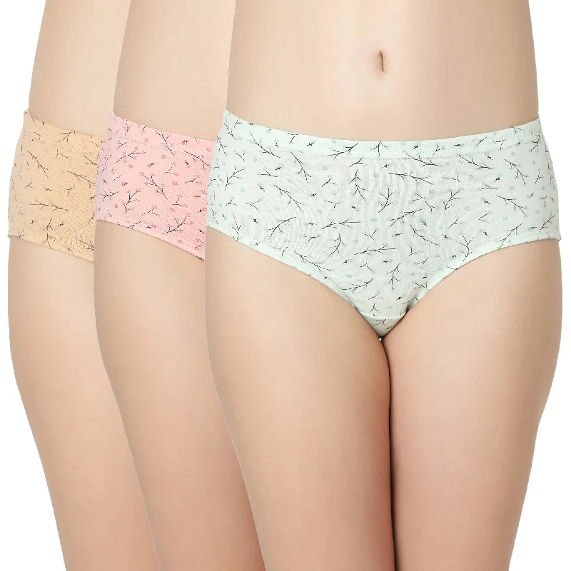 Cotton Printed Hipster Panties-6940