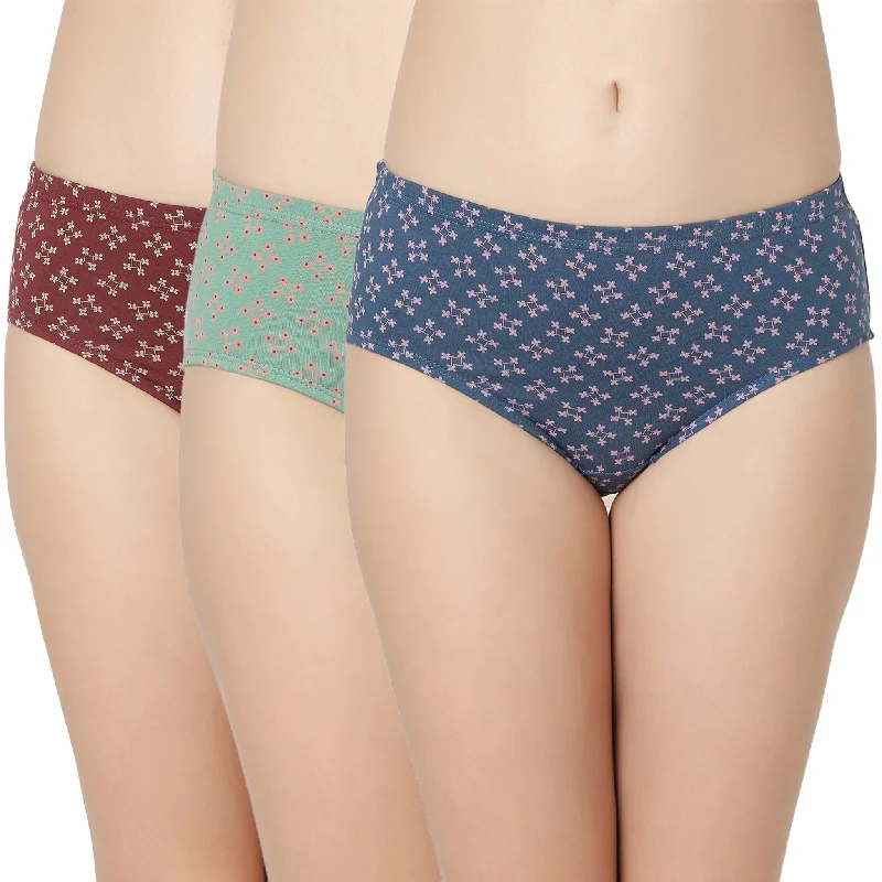 Cotton Printed Hipster Panties-6968