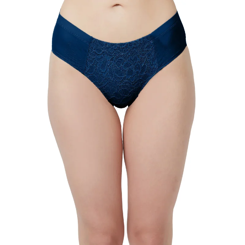 High Waist Full Coverage Lace Brief-FP-1705