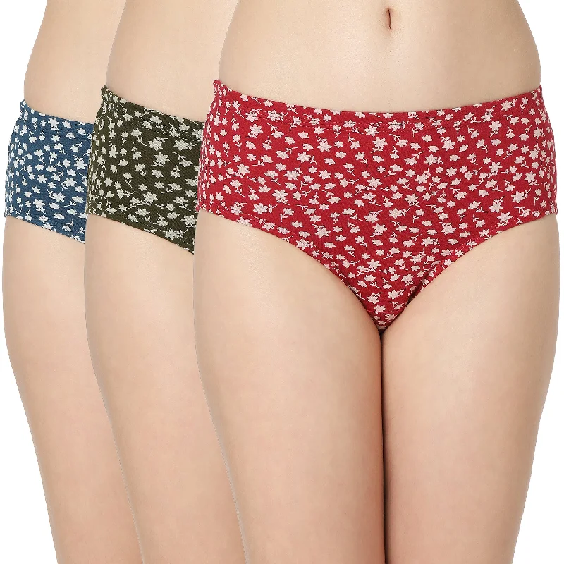 Cotton Printed Hipster Panties-6982