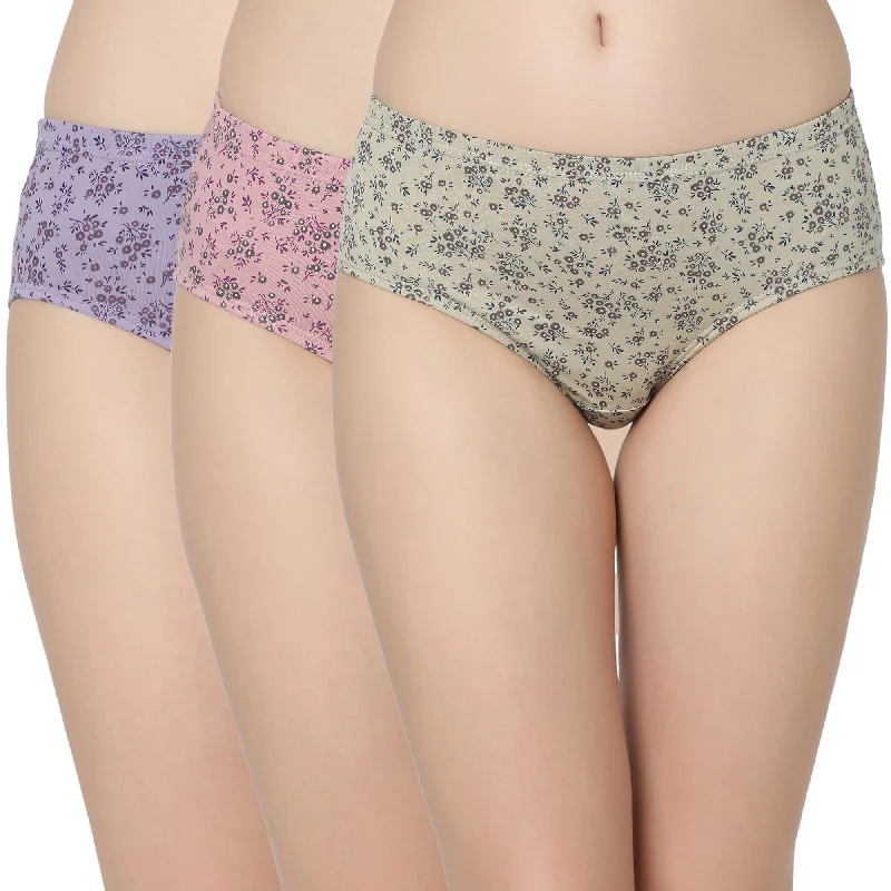 Cotton Printed Hipster Panties-6971