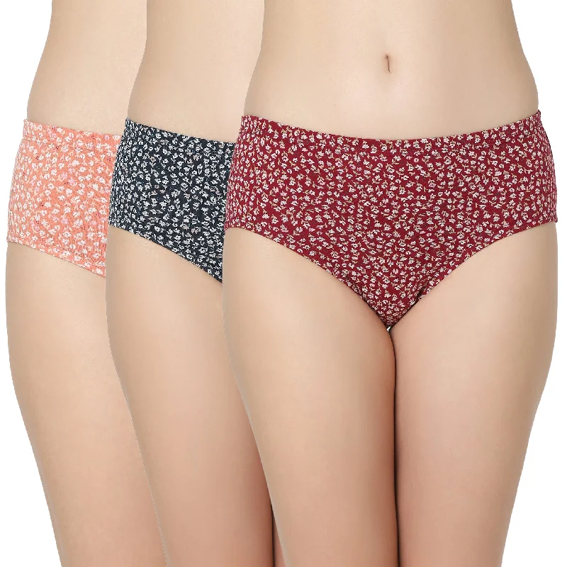 Cotton Printed Hipster Panties-6973