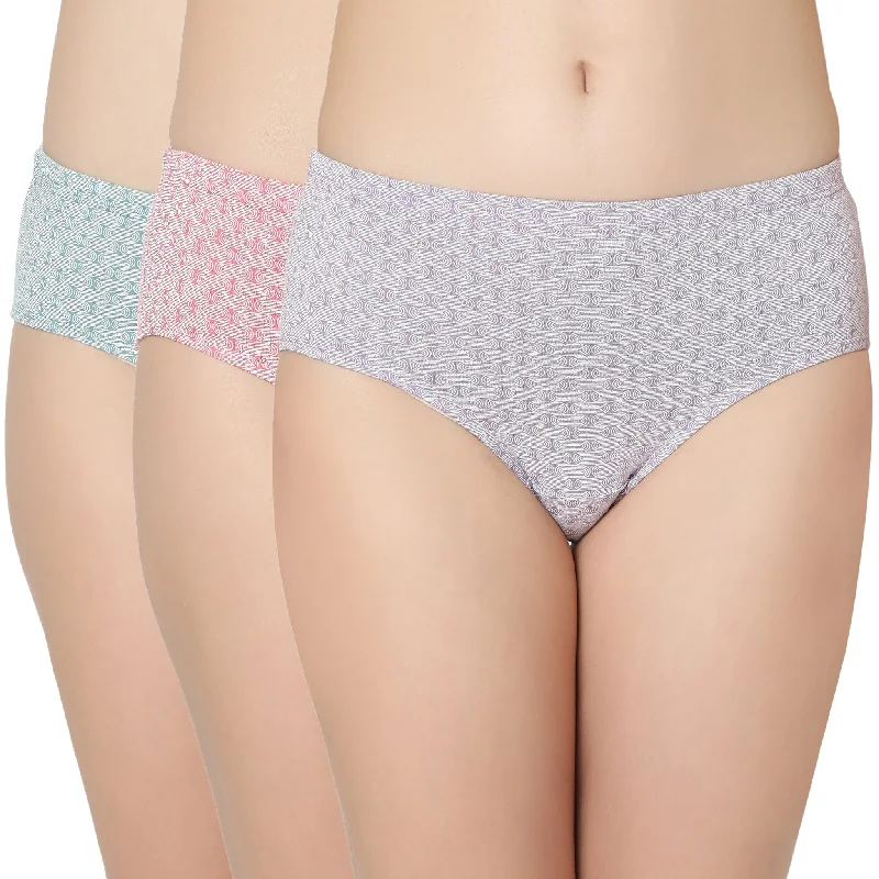 Cotton Printed Hipster Panties-6995