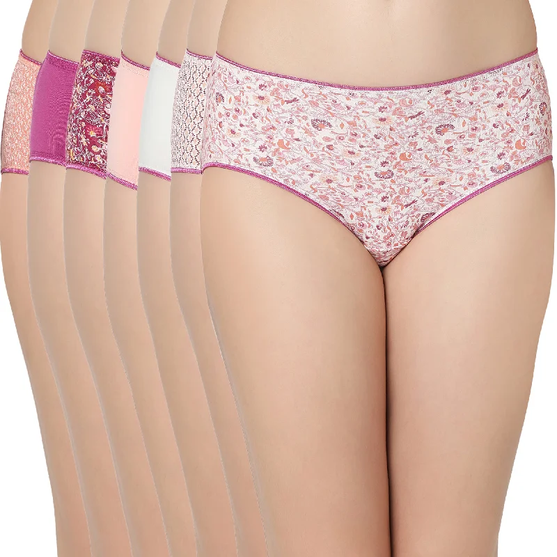 Cotton Printed Hipster Panties-7007