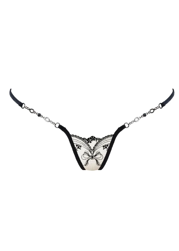 My Love Micro G-String (Black / Silver)