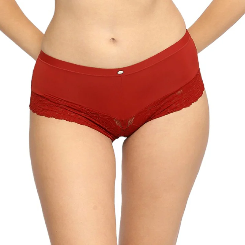 Mid Rise Medium Coverage Lace Shorty Cheeky Panty FP-1550