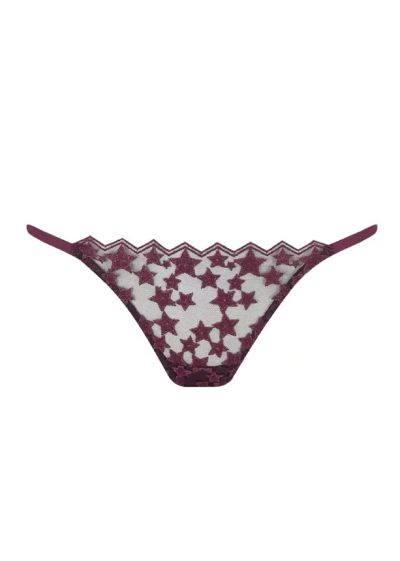 Stella Thong (Plum)