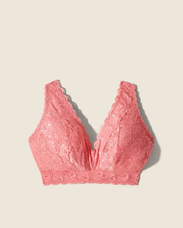 Bralette Super Curvy A Corpetto Con Scollatura A V