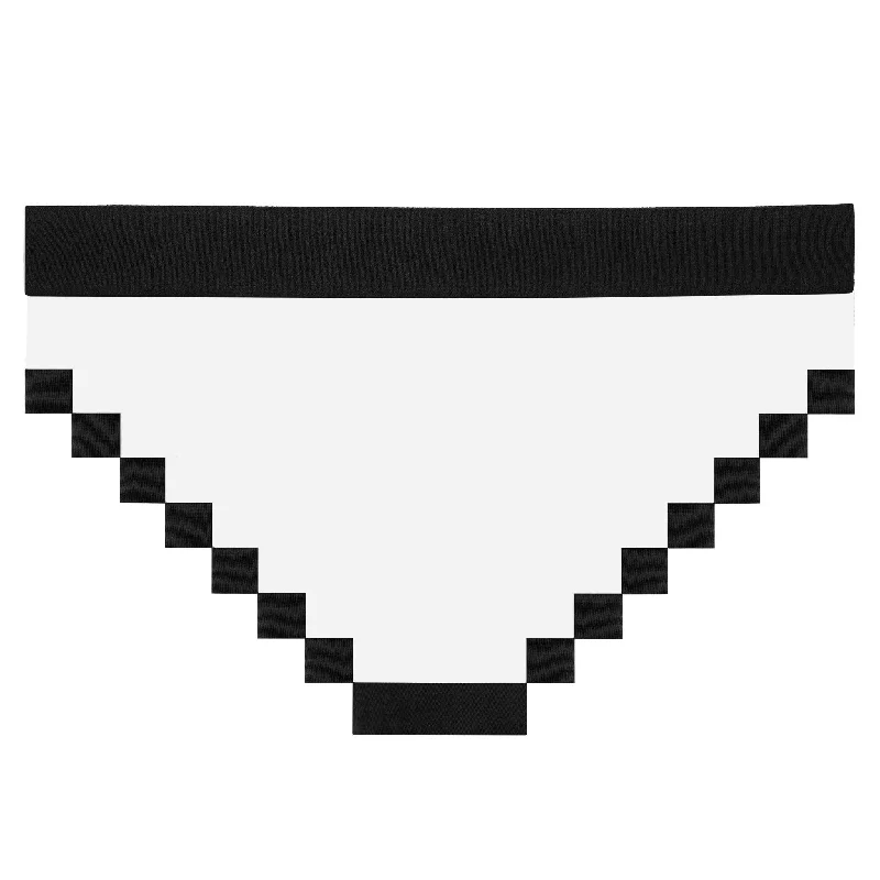 Man Pixel Briefs Classic Pong White