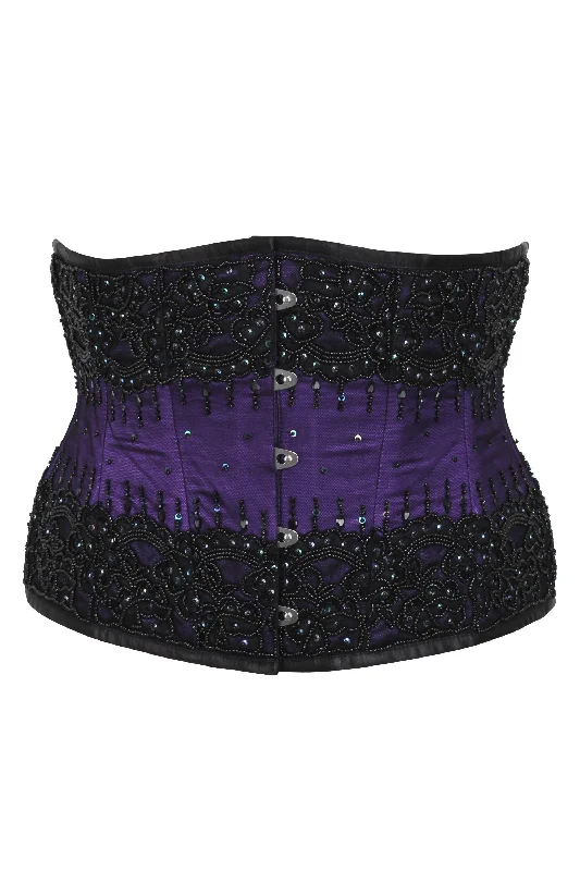 Purple Couture Waspie Corset