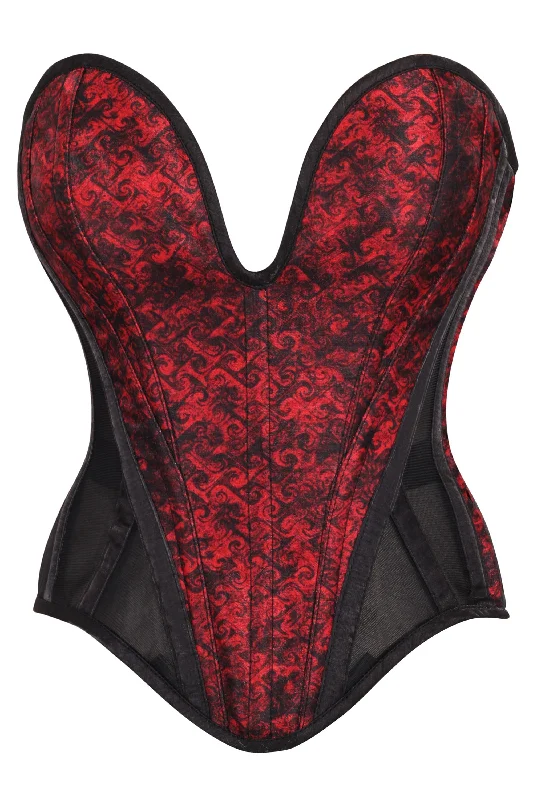 Red & Black Vampiric Seductress Corset