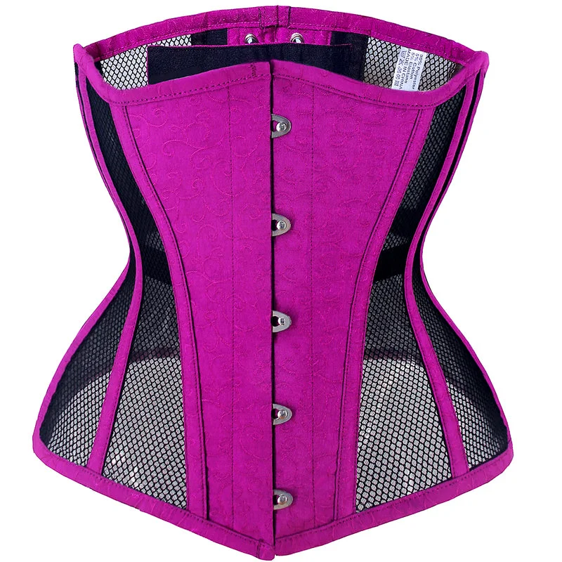 Renaissance Underbust Goth Corset, Victorian Retro Cosplay Corset,