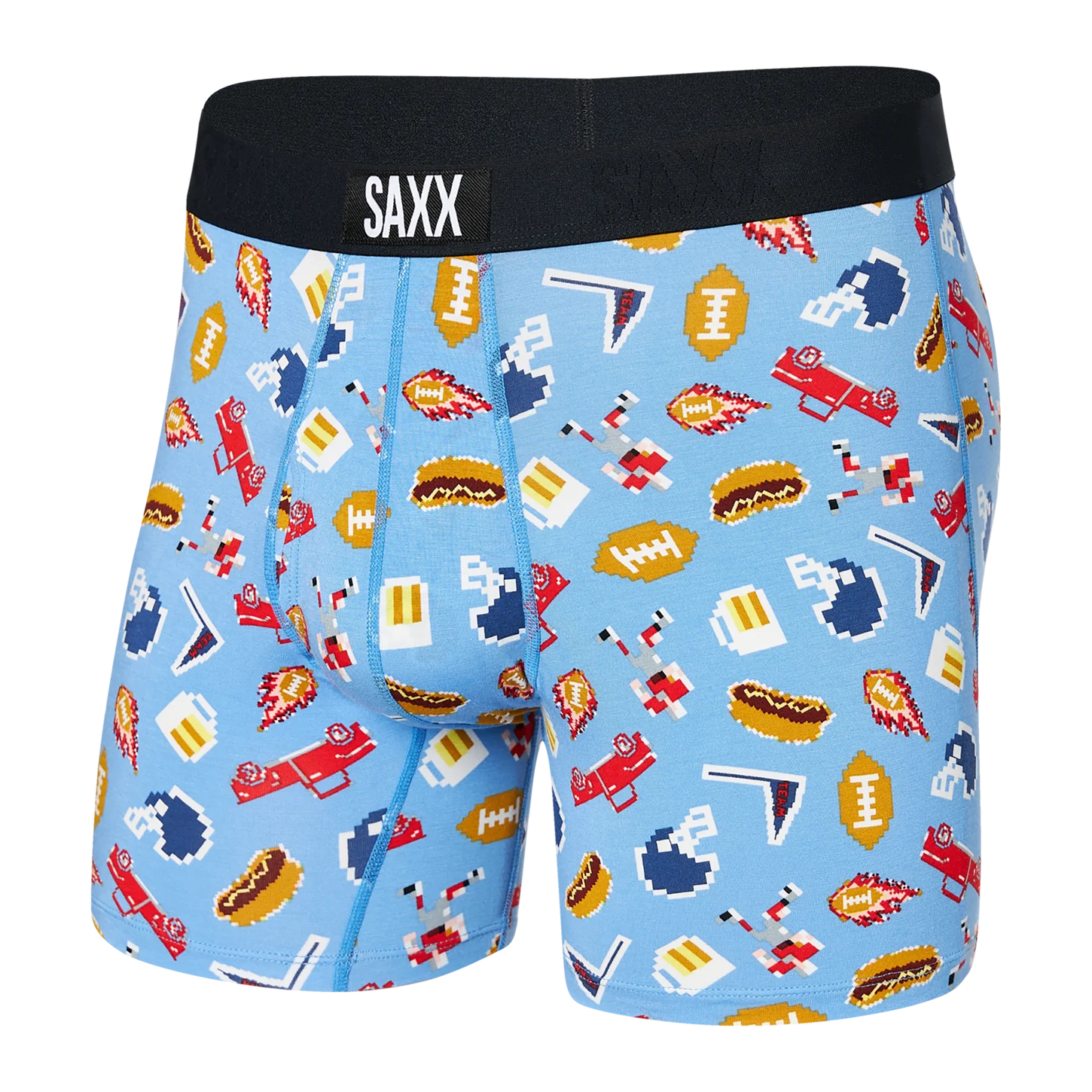 SAXX ULTRA SUPER SOFT Boxer Brief / Football Gamer- Blue