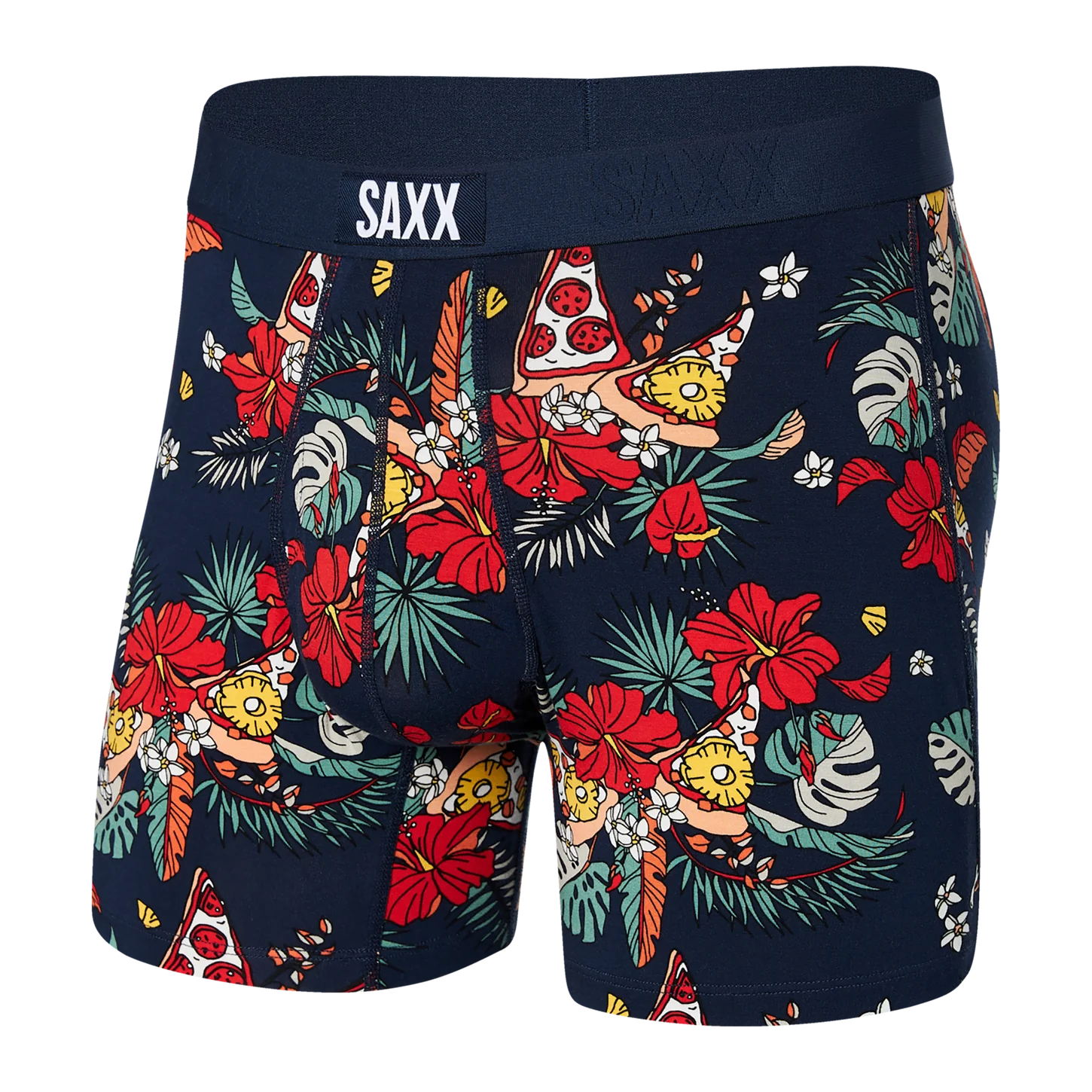 SAXX ULTRA SUPER SOFT Boxer Brief / Hawaiian Pizza- Navy