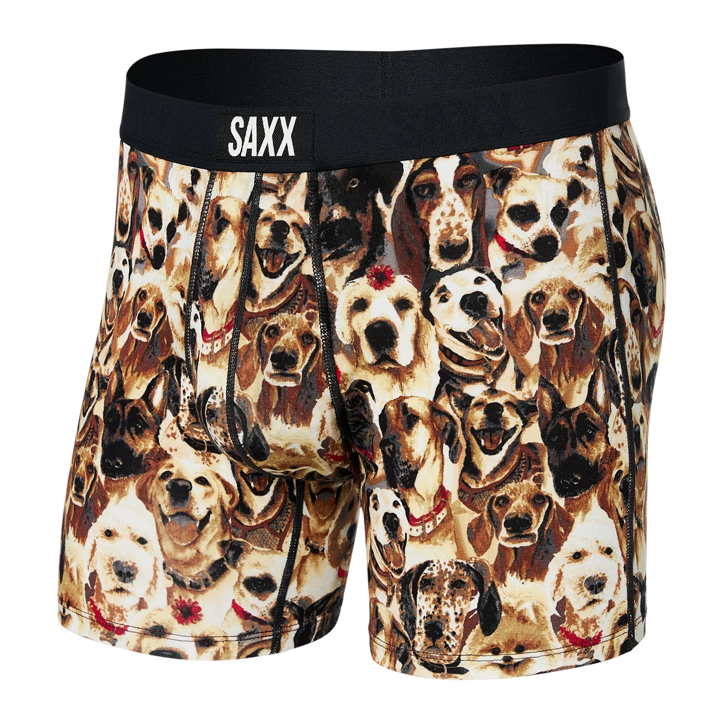 SAXX VIBE SUPER SOFT Boxer Brief / Dogs Of Saxx- Multi