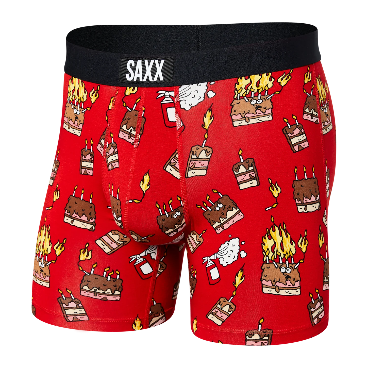 VIBE SUPER SOFT Boxer Brief / Fired Up- Red