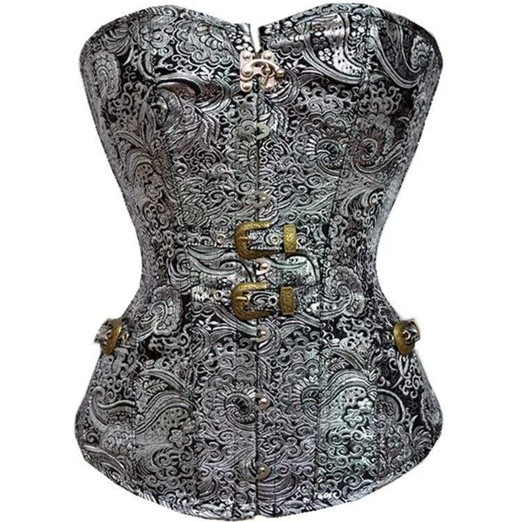 Women's Gothic Jacquard Overbust Corsets