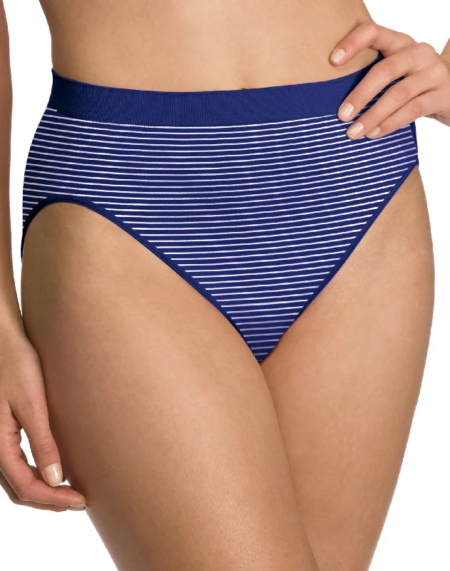 Navy Satin Stripe