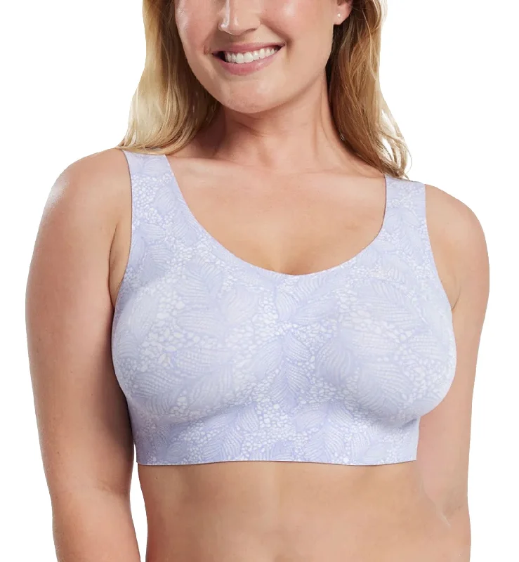 Evelyn & Bobbie DEFY V-Neck Bralette w/ Removable Pads (1728﻿) - Moonstone Lace