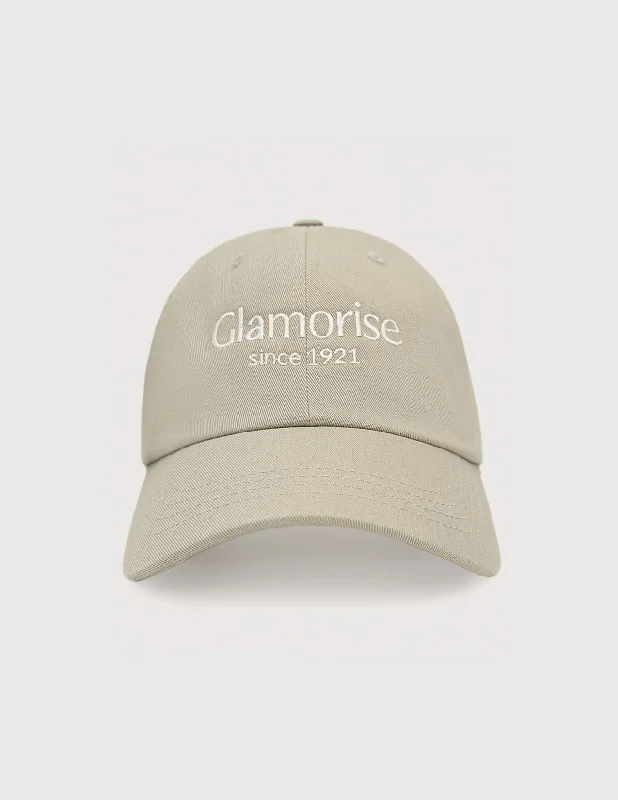 Glamorise Logo Hat Stone