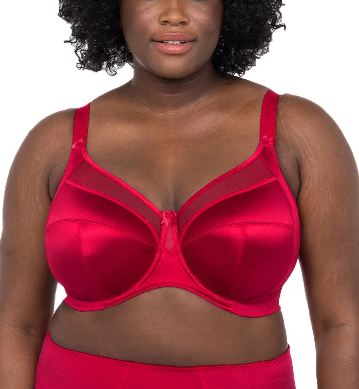 Goddess Keira Support Underwire Bra (6090) - Crimson