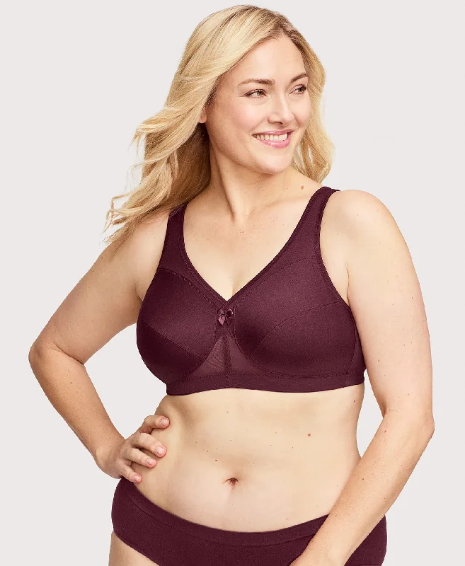 MagicLift Active Support Bra Wine