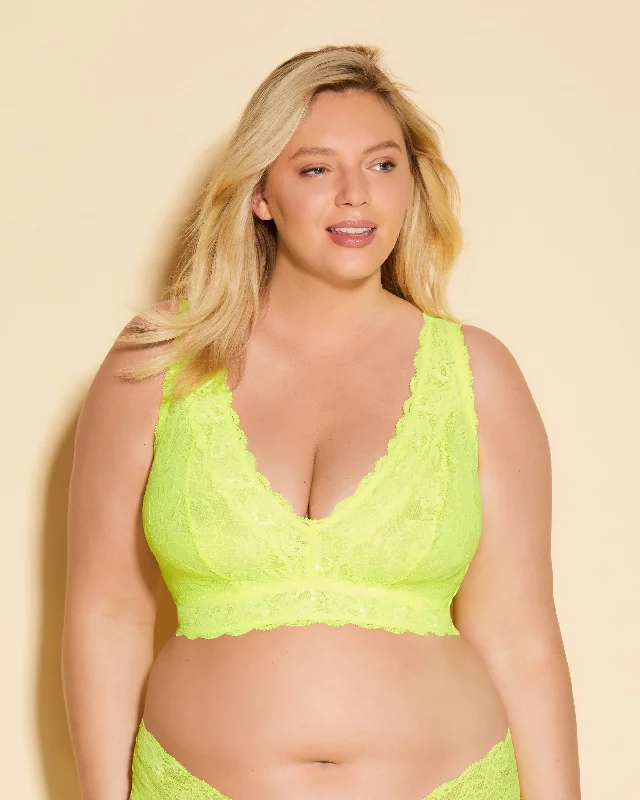 Ultra Curvy Plungie Longline Bralette